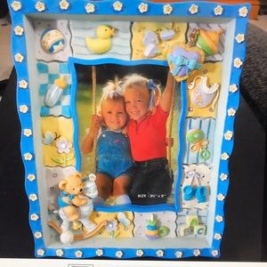 Vintage 3D Baby Picture Frame